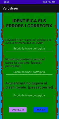 VERBALYZER - Screenshot 2