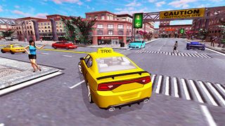 City Taxi Driver 3D:Simulation - Screenshot 1