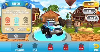Cartoon Hot Racer 3D - Screenshot 2