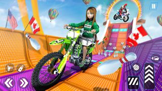 Stunt Bike Rider-Mega Ramps 3D - Screenshot 2