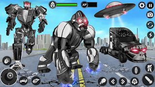 Angry Gorilla Robot Truck Game - Screenshot 2
