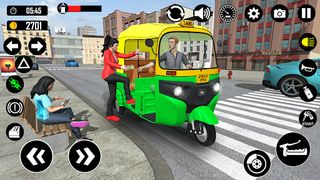 Tuk Tuk Rickshaw Games Taxi 3D - Screenshot 3