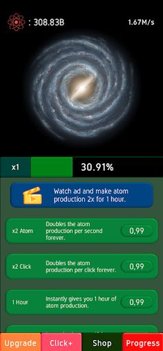 Atom Idle: Incremental Clicker - Screenshot 3