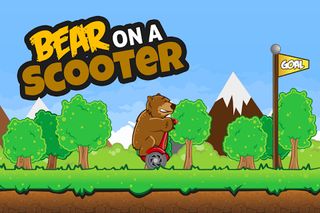 Bear On A Scooter - Screenshot 1