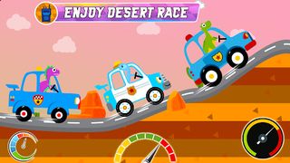 Dinosaurs Police Car Kids Game - Screenshot 2