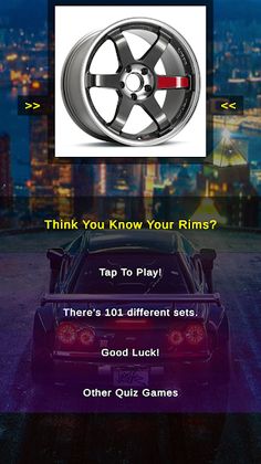 Drift Car Wheels And Rims Quiz - Screenshot 1