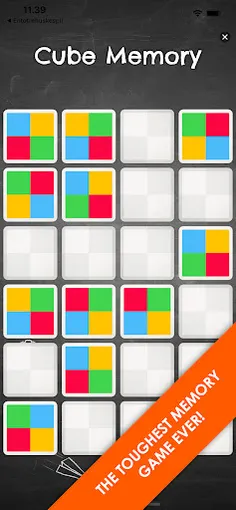 Cube Memory - Screenshot 1
