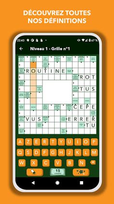 Mots fléchés en français - Screenshot 3