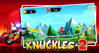 Knuckles Hedgehog Moto Climb - Screenshot 1