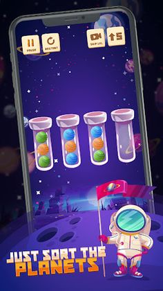 Multiverse Planet Sort Puzzle - Screenshot 1