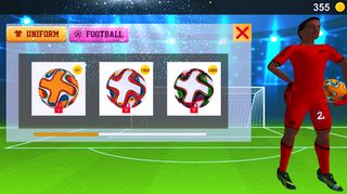 Flick the ball : Soccer Game - Screenshot 2