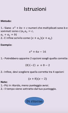 Gioco di fattorizzazione - Screenshot 3