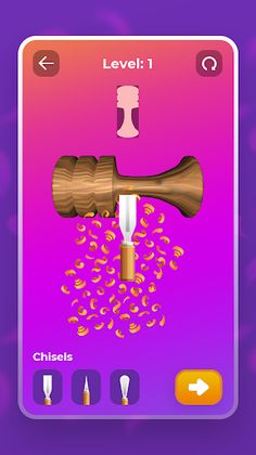 Wood Carving - Wood Games - Screenshot 1