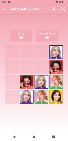 MAMAMOO 2048 Game - Screenshot 3