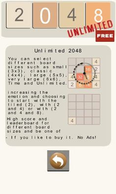 2048 Unlimited Puzzle Free - Screenshot 3