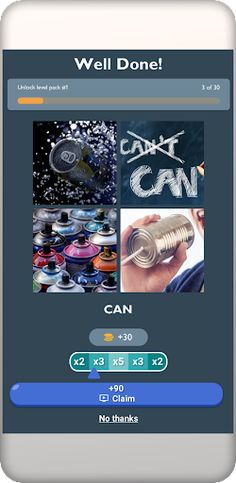 4 pics 1 word - guess game - Screenshot 2