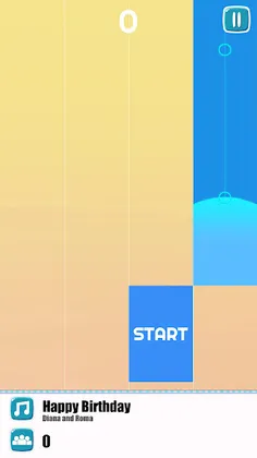 Diana an Roma Music Tiles Game - Screenshot 2