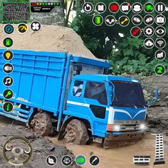Mud Truck Runner Simulator 3D - Screenshot 1