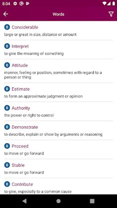 TOEFL Word Memorizer - Screenshot 4