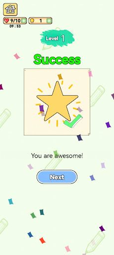 Puzzle Draw - Draw one part - Screenshot 1