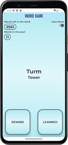 German Word Pool - Screenshot 2