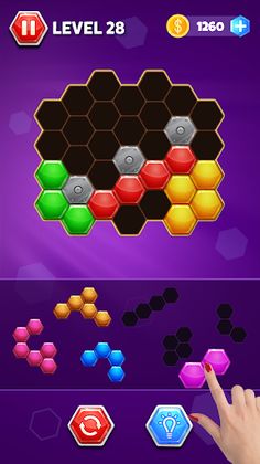 Hexa Block Merge - Hexa Puzzle - Screenshot 4