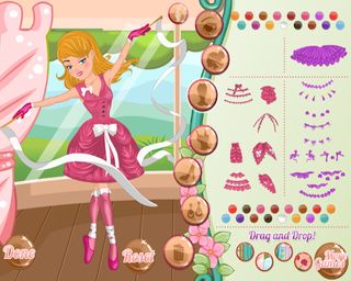 Ballerina Pretty Girl Dress up - Screenshot 1