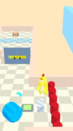 Сhicken Puzzle: Ragdoll Run - Screenshot 3