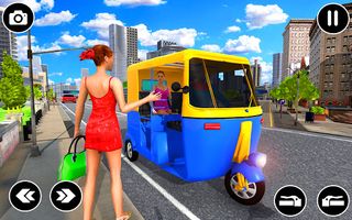 City Rickshaw Game: Car Games - Screenshot 1
