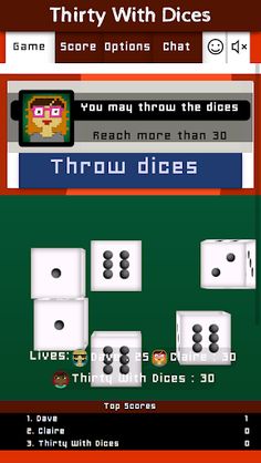 Thirty With Dices - Screenshot 4