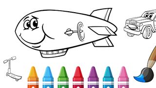 Vehicles Coloring Book - Screenshot 1