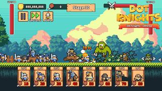 Dot Knights: Pixel Defense War - Screenshot 1