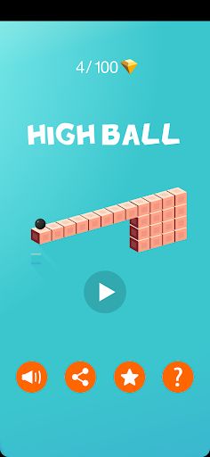 High Ball - Bouncing Game - Screenshot 1