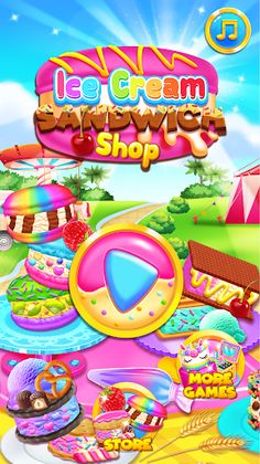 Rainbow Ice Cream Sandwiches - Screenshot 1