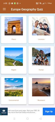 Europe Geography Quiz - Screenshot 1