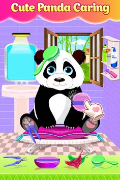 Panda Pet Vet Daycare Games - Screenshot 1