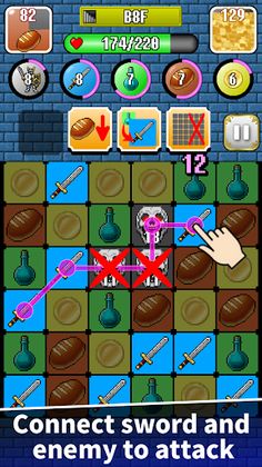 Puzzle&Sword Dungeon RPG PZL - Screenshot 1
