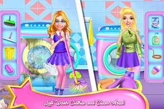 School girls house cleaning - Screenshot 3