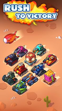 Huuuge Little Tanks Merger - Screenshot 3