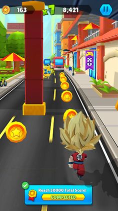 Dragon Hero Ball Z Endless Run - Screenshot 3