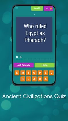 Ancient Civilization Quiz Game - Screenshot 1