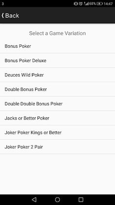 Video Poker PayTables by Video - Screenshot 3