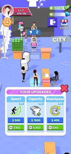 Laundry Tycoon - Business Sim - Screenshot 2