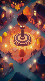 Idle Light City: Clicker Games - Screenshot 1