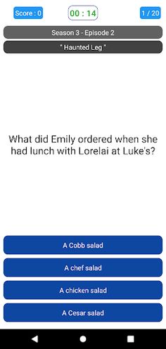 Gilmore Girls Quiz - Screenshot 2