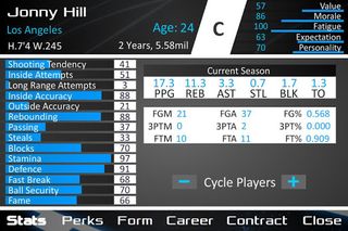 Basketball Dynasty Manager 16 - Screenshot 3