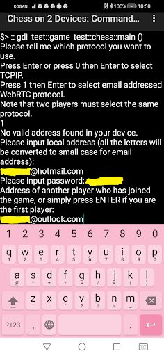 Chess on 2 devices - Screenshot 2