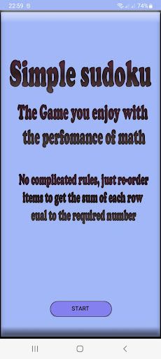 Simple sudoku - Screenshot 1