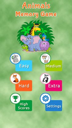 Animals Memory Match Game - Screenshot 1