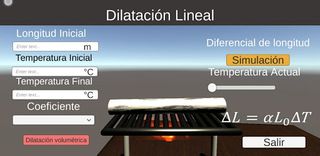 Dilatación Térmica - Screenshot 3